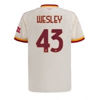 AS Roma Wesley Franca #43 Bortatröja 2026-27 Kortärmad